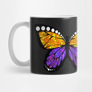 Glittery Halloween Butterflies Mug